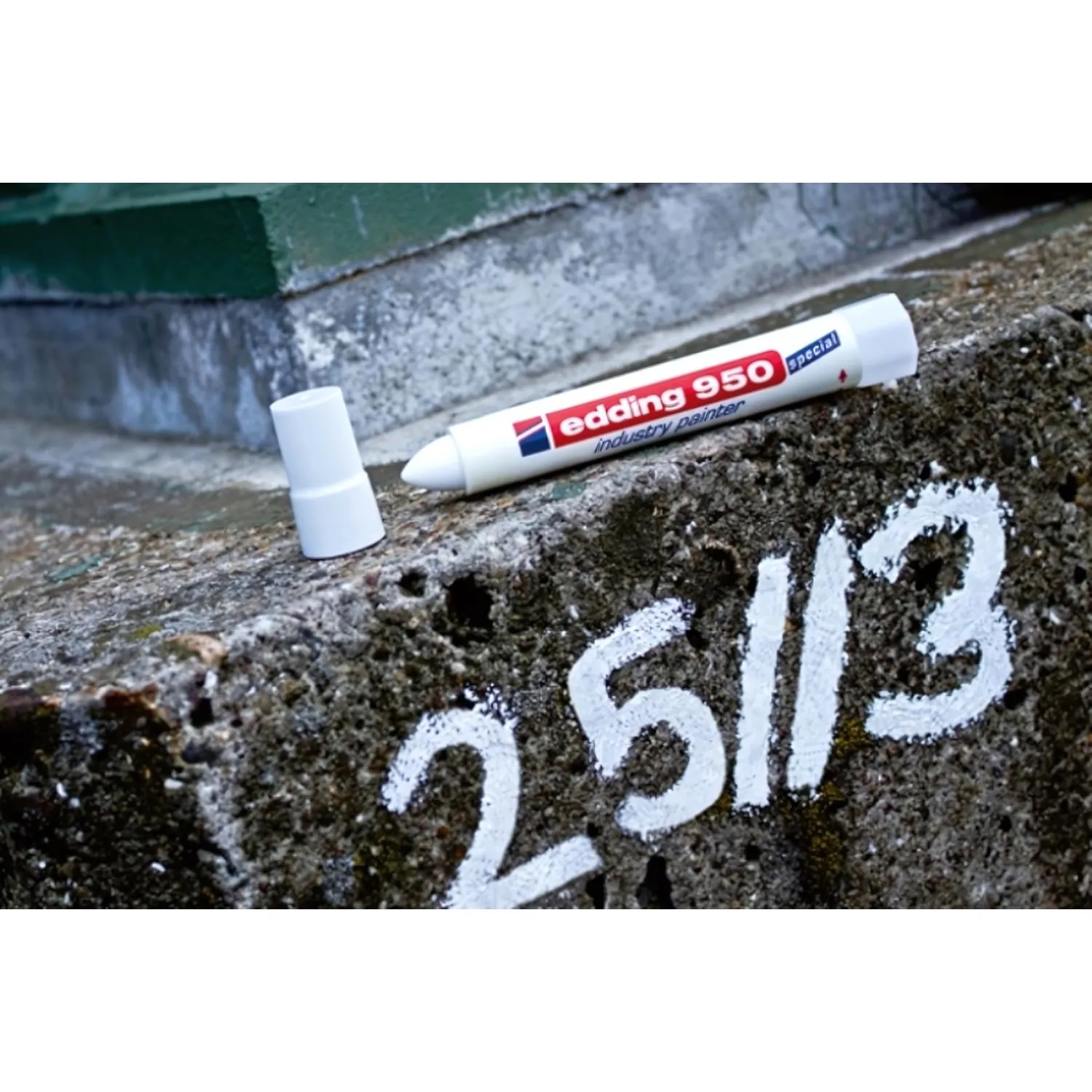 Маркер промышленный для промышленной графики EDDING E-950/3 синий 10мм - фото 3