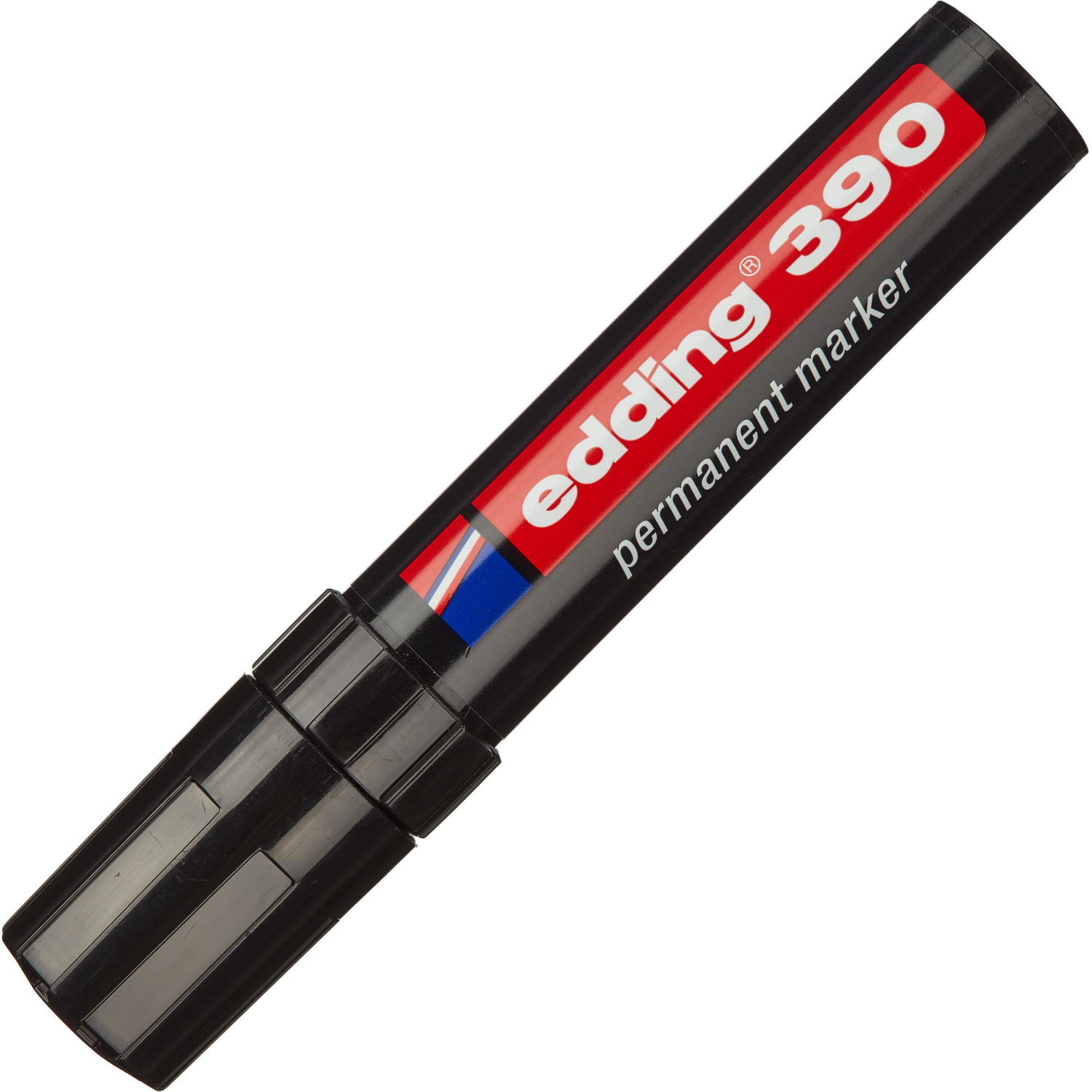 Маркер перманентный EDDING E-390/1 черный 4-12мм скошенный наконеч. - фото 2