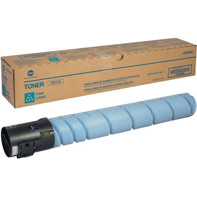 Тонер-картридж Konica Minolta TN-512C гол. для bizhub C454/554 (A33K452) - фото 1
