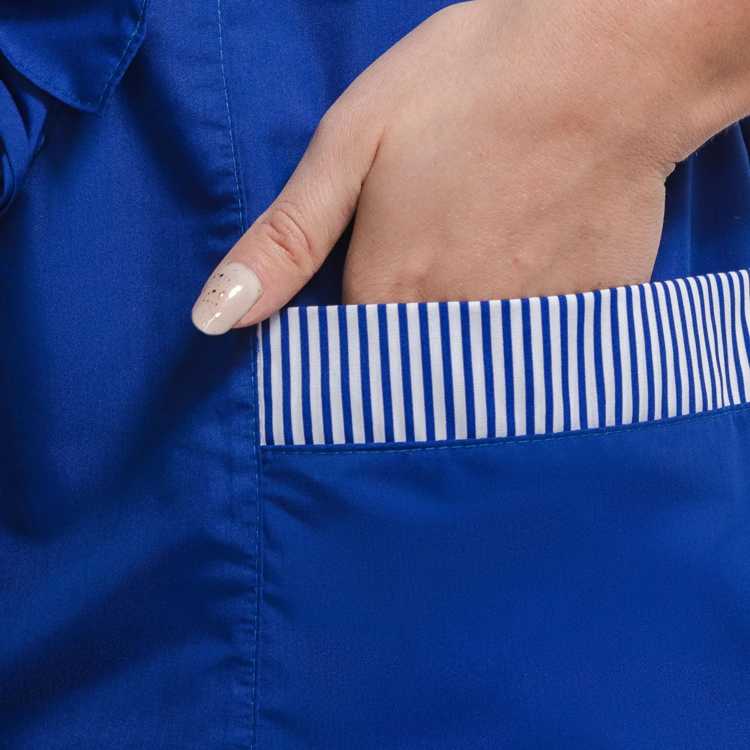 Халат для горничных и уборщиц у01-ХЛ кор.рук вас (р.60-62) 170-176 - фото 11