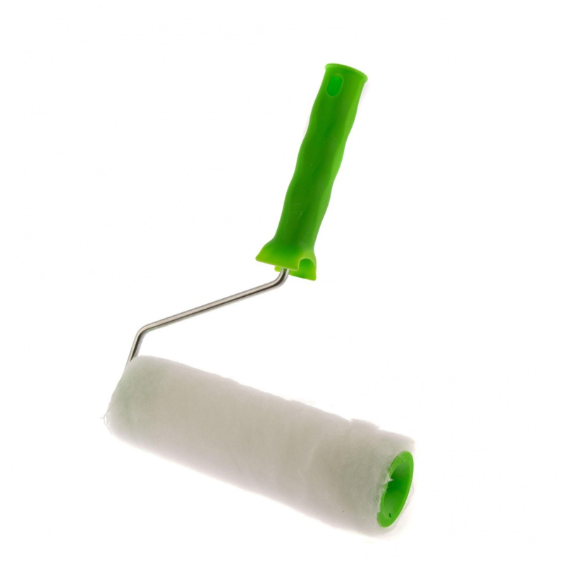 Валик с ручкой Сибртех 200 мм искусственный мех ворс 15 мм, 80113 - фото 1