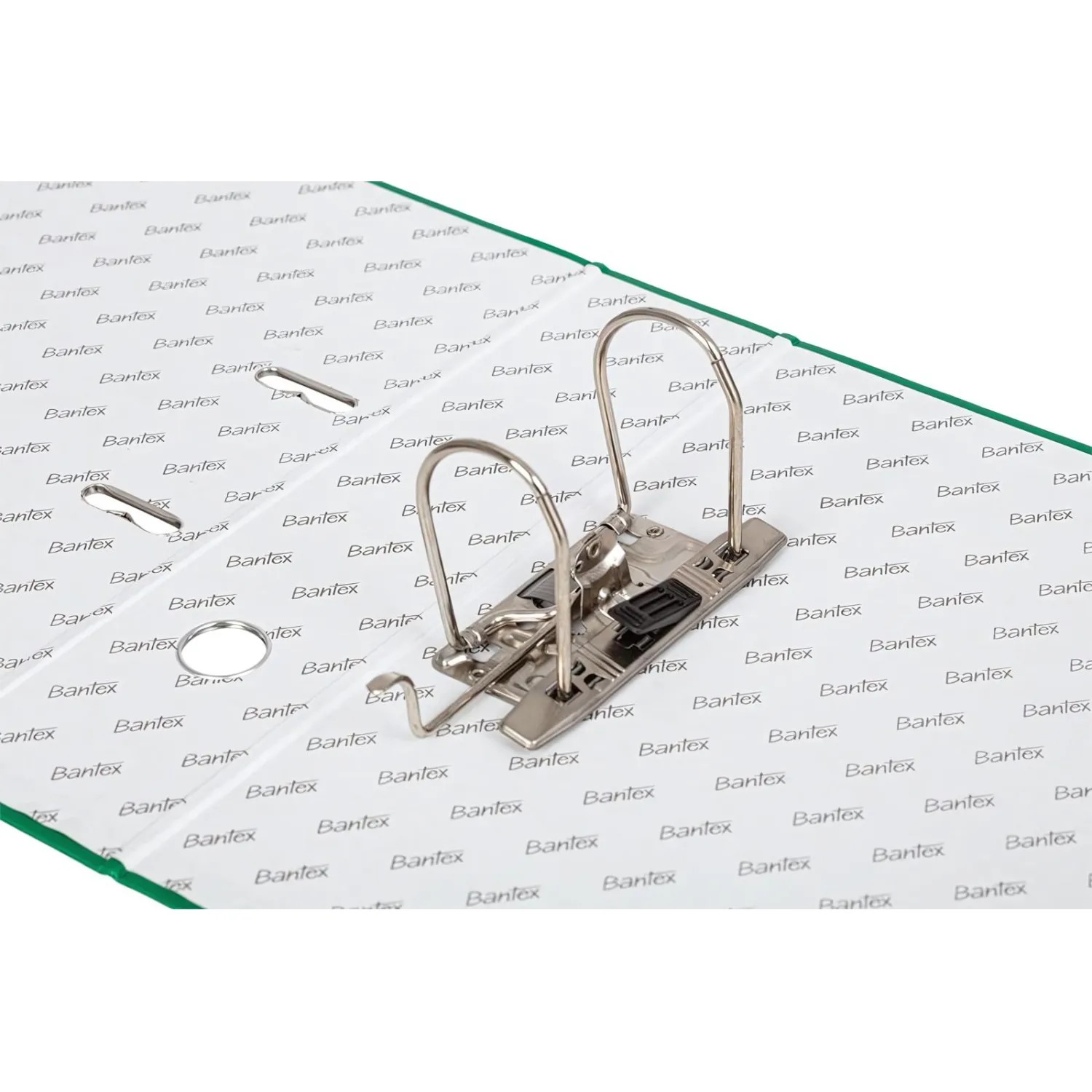 Папка-регистратор ECONOMY PLUS 80мм,зел,ПБП1,карм.кор,мет.уг - фото 2