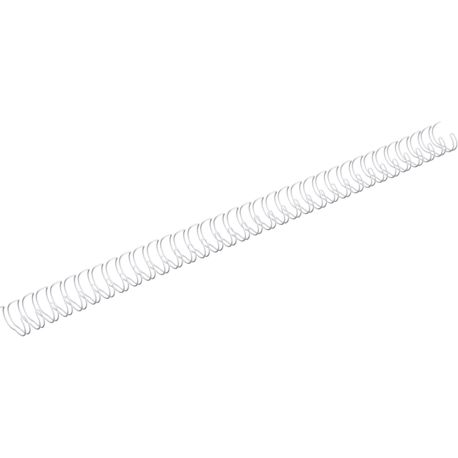 Пружины для переплета металлические Promega office 12,7мм белые 100шт/уп. - фото 2