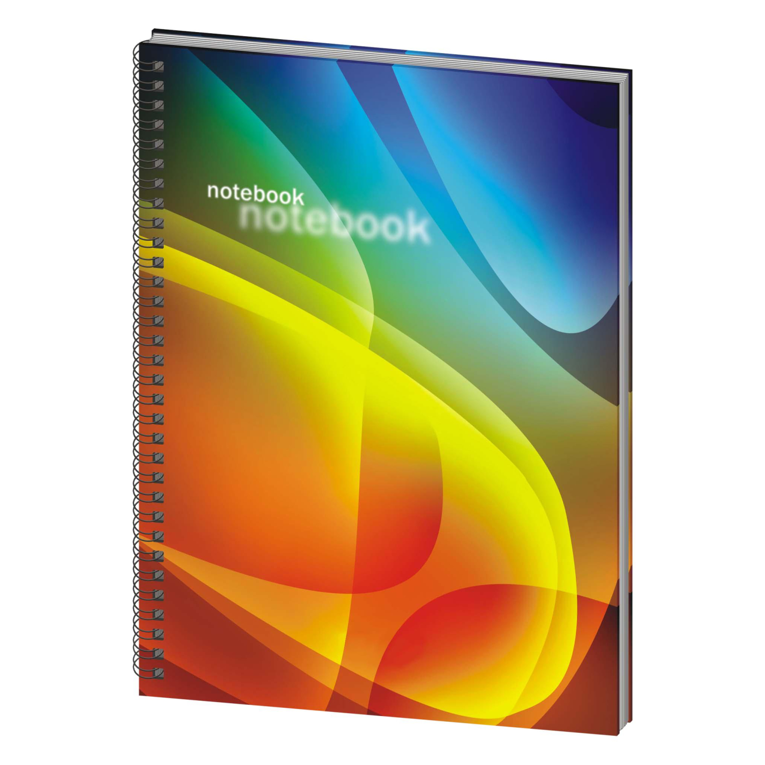 Бизнес-тетрадь Attache А4 96 л клетка спираль мягк переплет микро-перф Бизнес-тетрадь Attache А4 96 л клетка спираль мягк переплет микро-перф - фото 1