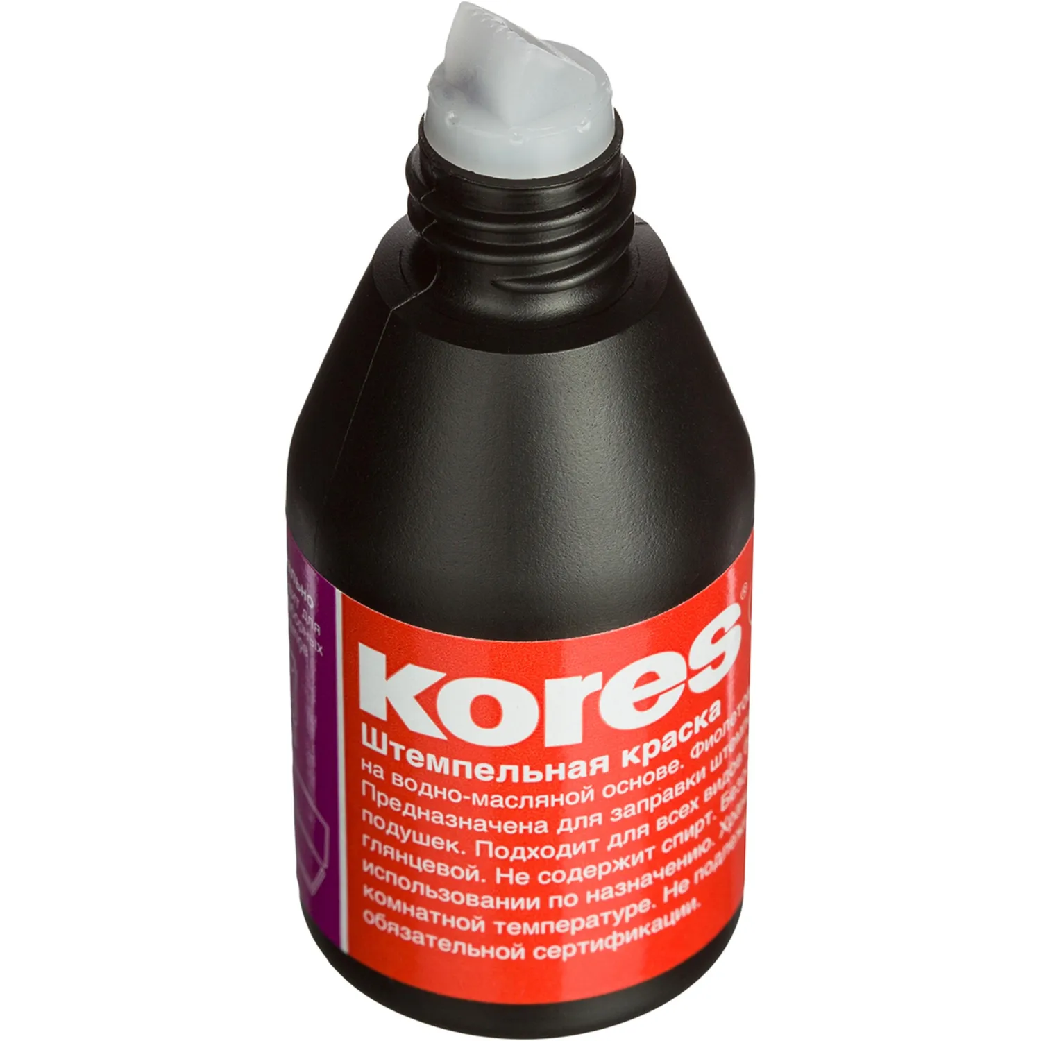 Краска штемпельная KORES фиолетовая 71344 Краска штемпельная KORES фиолетовая 71344 - фото 2