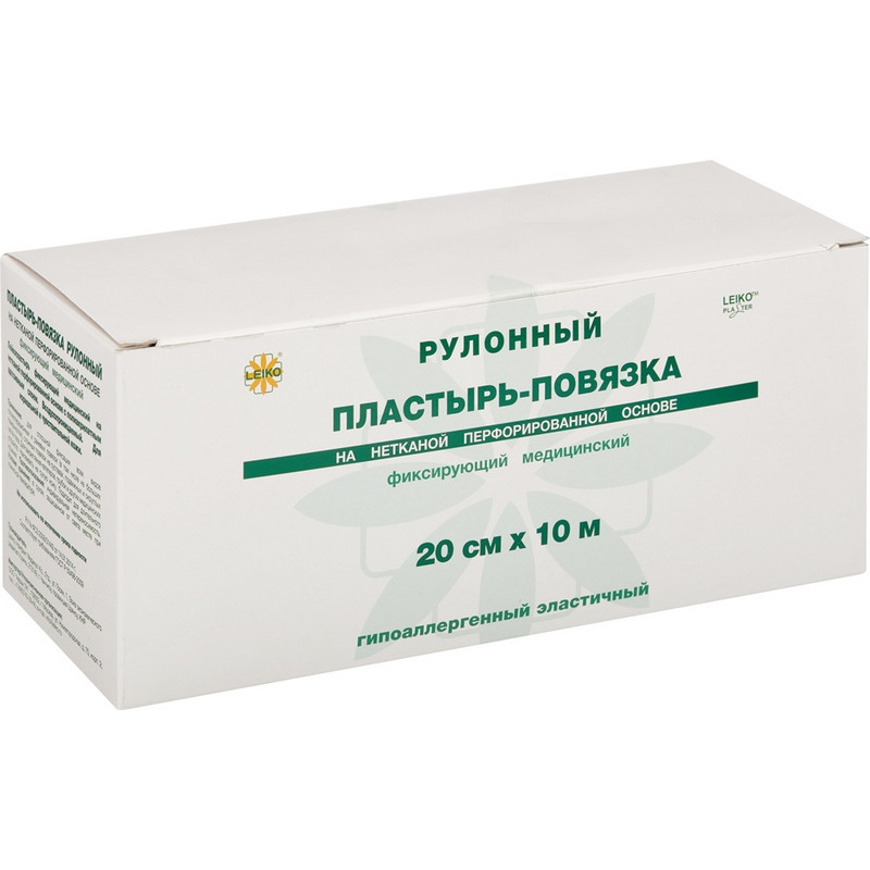 Пластырь-повязка фикс.  Липкий бинт  эласт.20смx10м LEIKO - фото 4