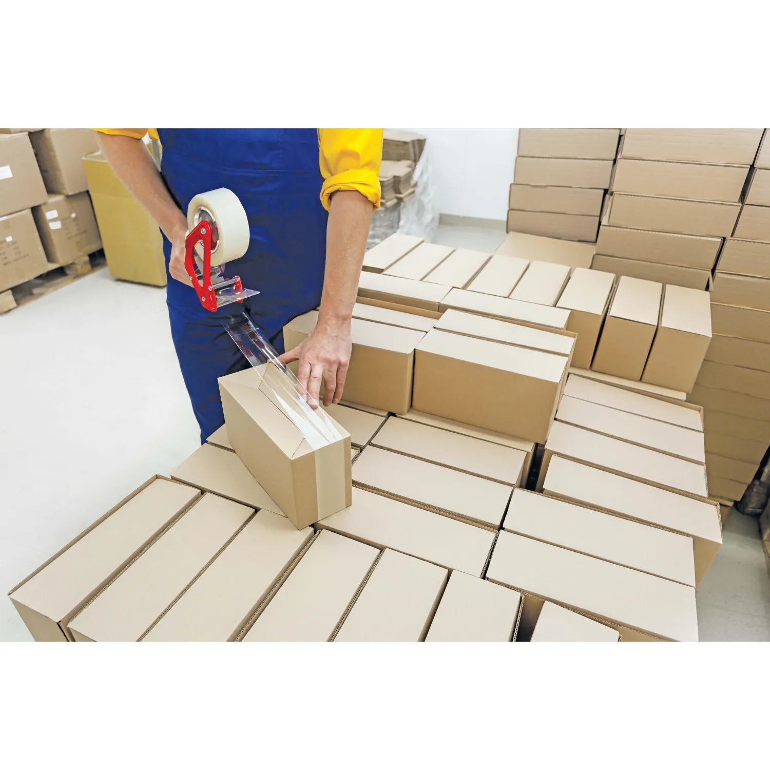 Диспенсер для клейкой ленты упаковочной Attache Selection 50 мм - фото 5