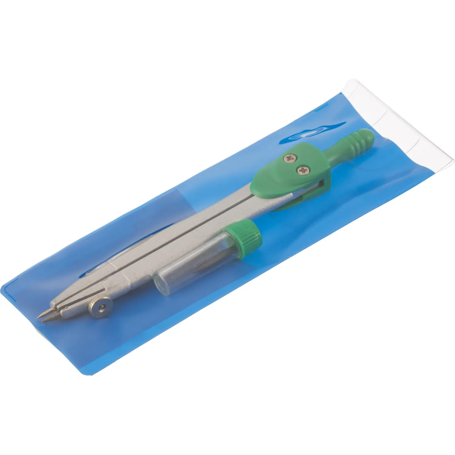 Готовальня Attache циркуль 115 мм с запасным грифелем в ПВХ чехле S01002P - фото 7