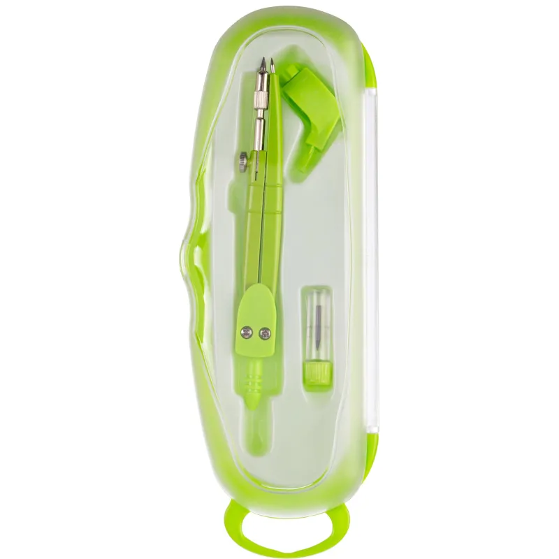 Готовальня Attache Selection Emotion 120 мм, 3 предмета SC22003C, пенал - фото 1