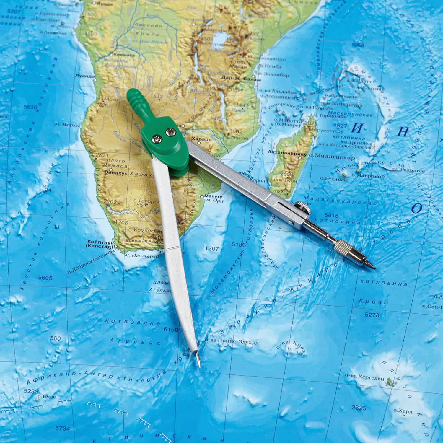 Циркуль Attache длина 125 мм, пластиковая  туба - фото 2