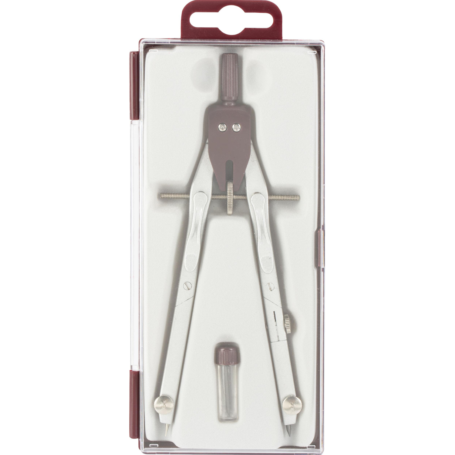 Готовальня Attache Крон-циркуль 170 мм,запасной грифель,пласт.пенал S08002 - фото 2