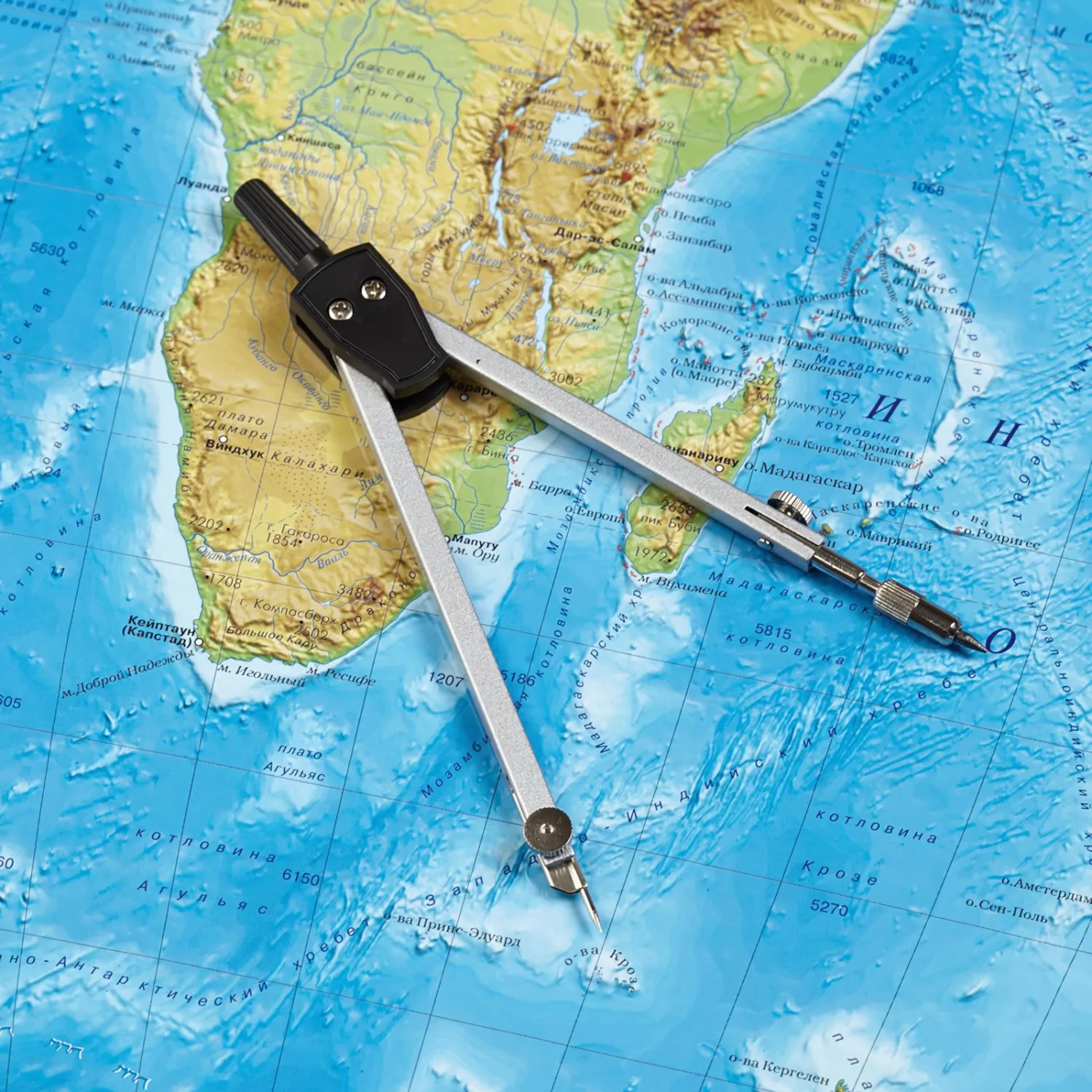 Готовальня Attache 135 мм, 3 предмета  S19003B, пласт.пенал - фото 2