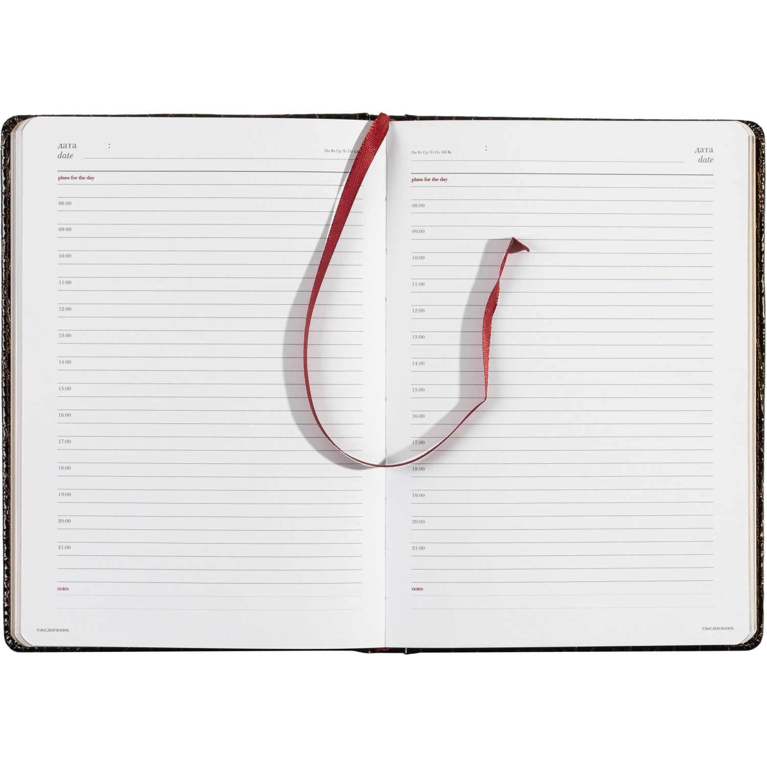 Ежедневник недатированный коричневый  А5+ СAIMAN 3-494 Д - фото 18