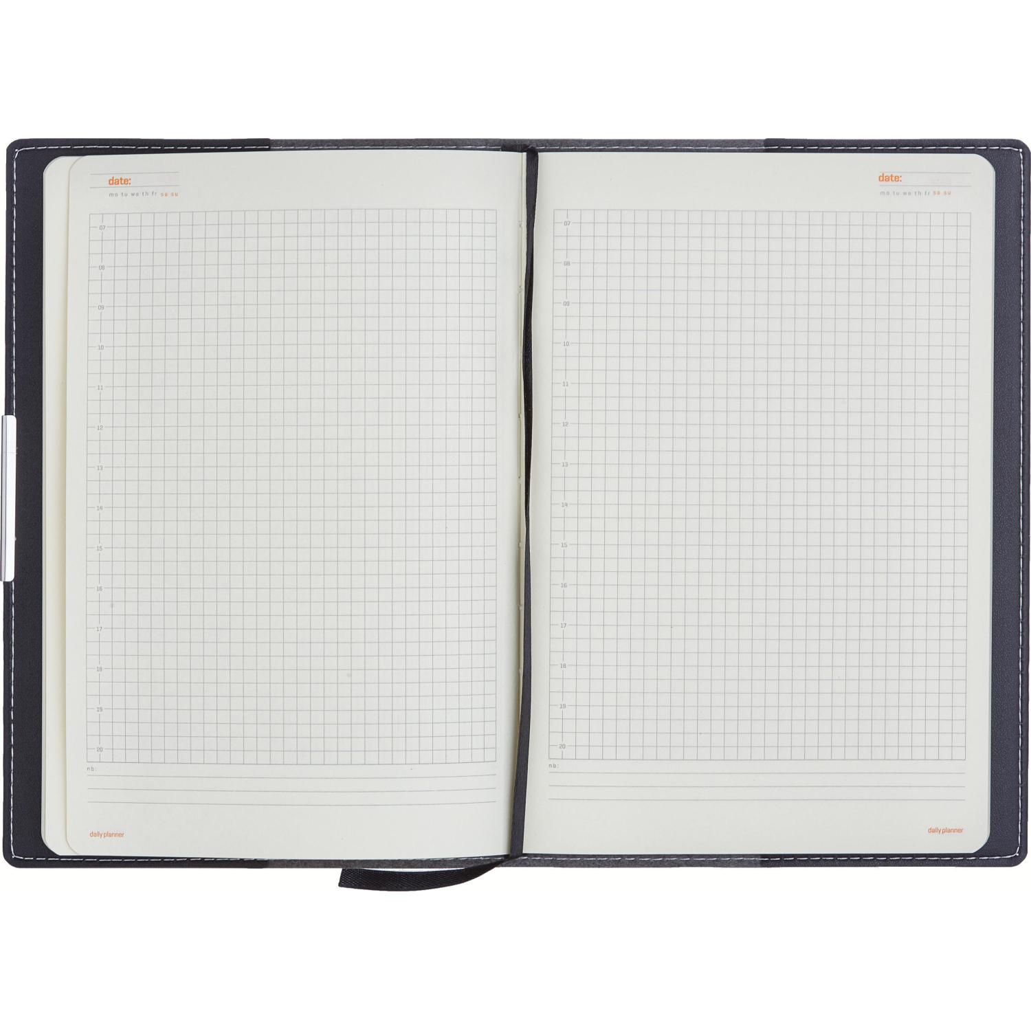 Ежедневник недатированный черный А5  METROPOL  3-491/03 - фото 10