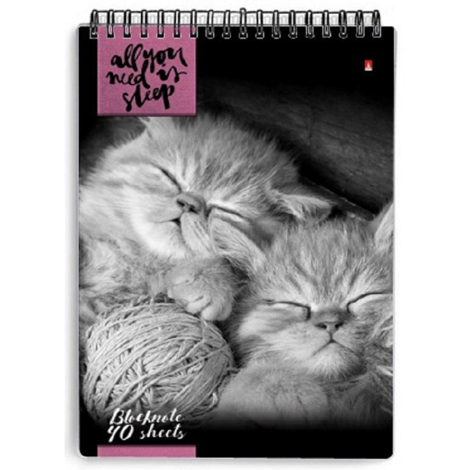 Блокнот КОШКИ А5 40л на гребне в ассорт 3-40-462 Д - фото 5