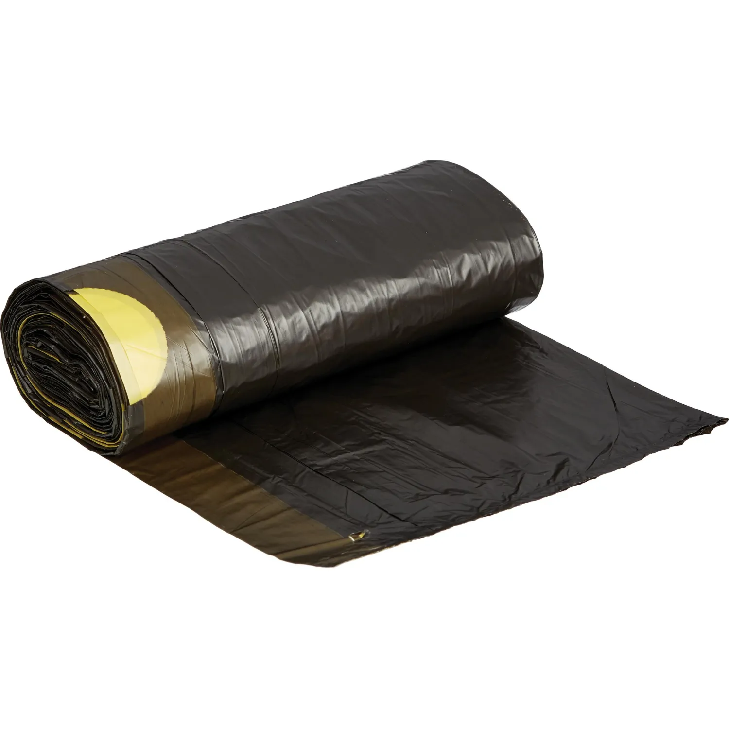 Мешки для мусора ПНД 30л 14мкм 20шт/рул черные 50x60см Гранит с завязками - фото 2