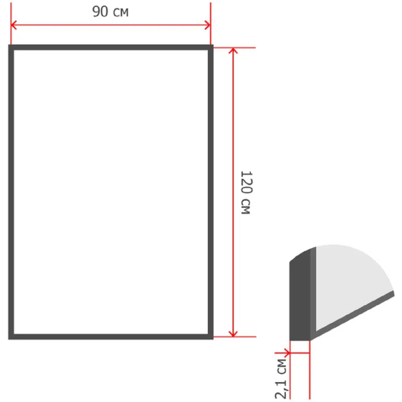 Доска-витрина для информации пробковая Attache Window 90х120см (алюм. рама) - фото 4