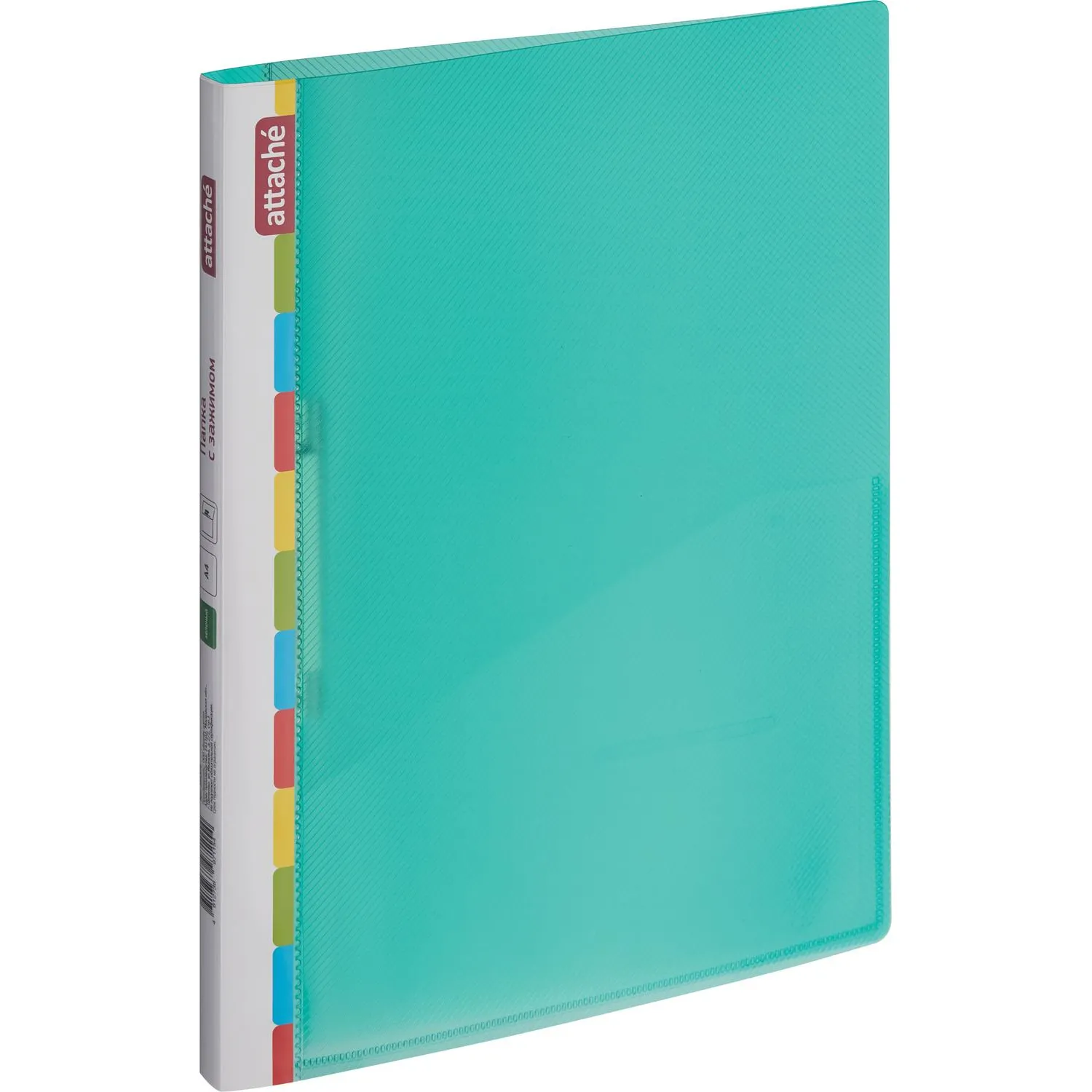 Папка с зажимом Attache Diagonal зеленый - фото 1