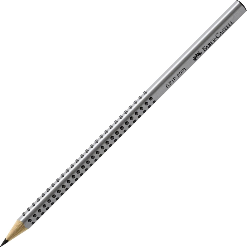 Карандаш чернографитный Faber-Castell GRIP 2001, НВ, б/ласт /117000 - фото 1