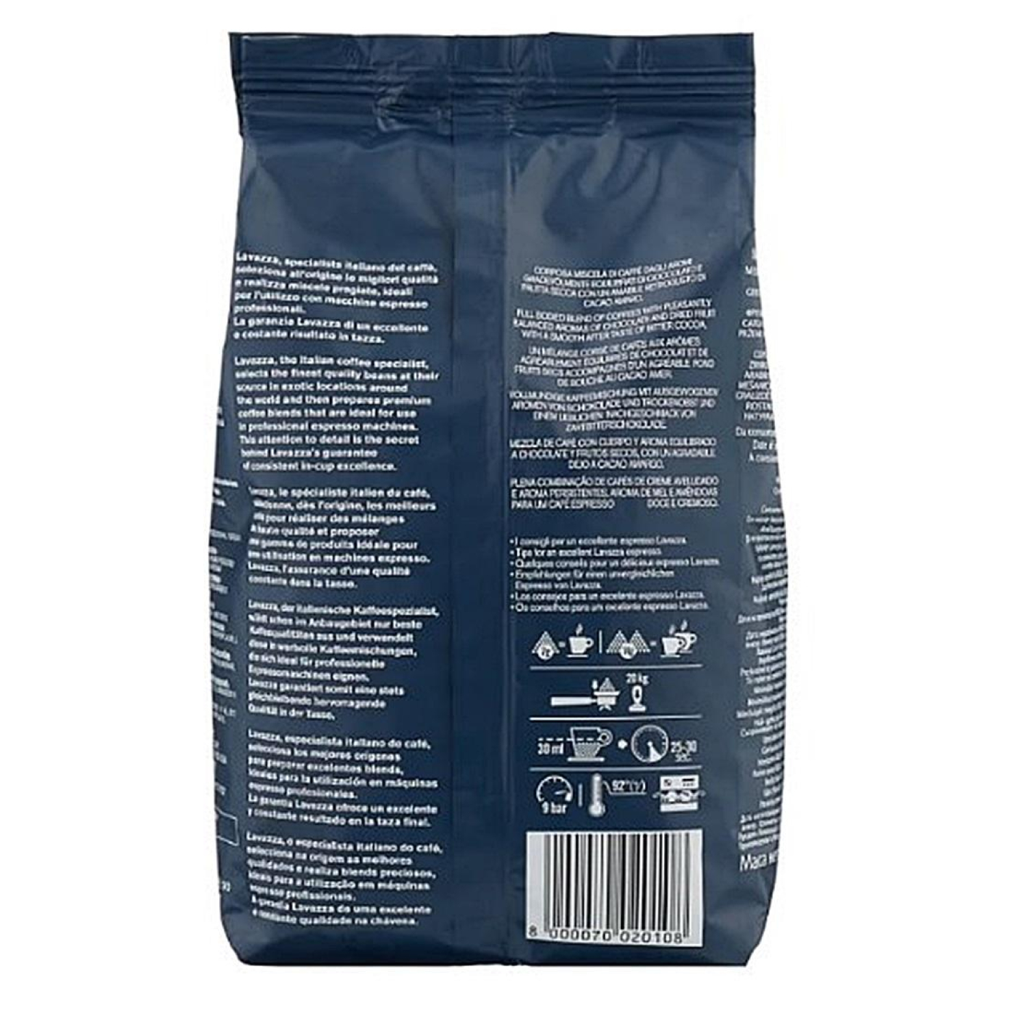 Кофе Lavazza Top Class grand gusto в зернах, 1 кг - фото 2