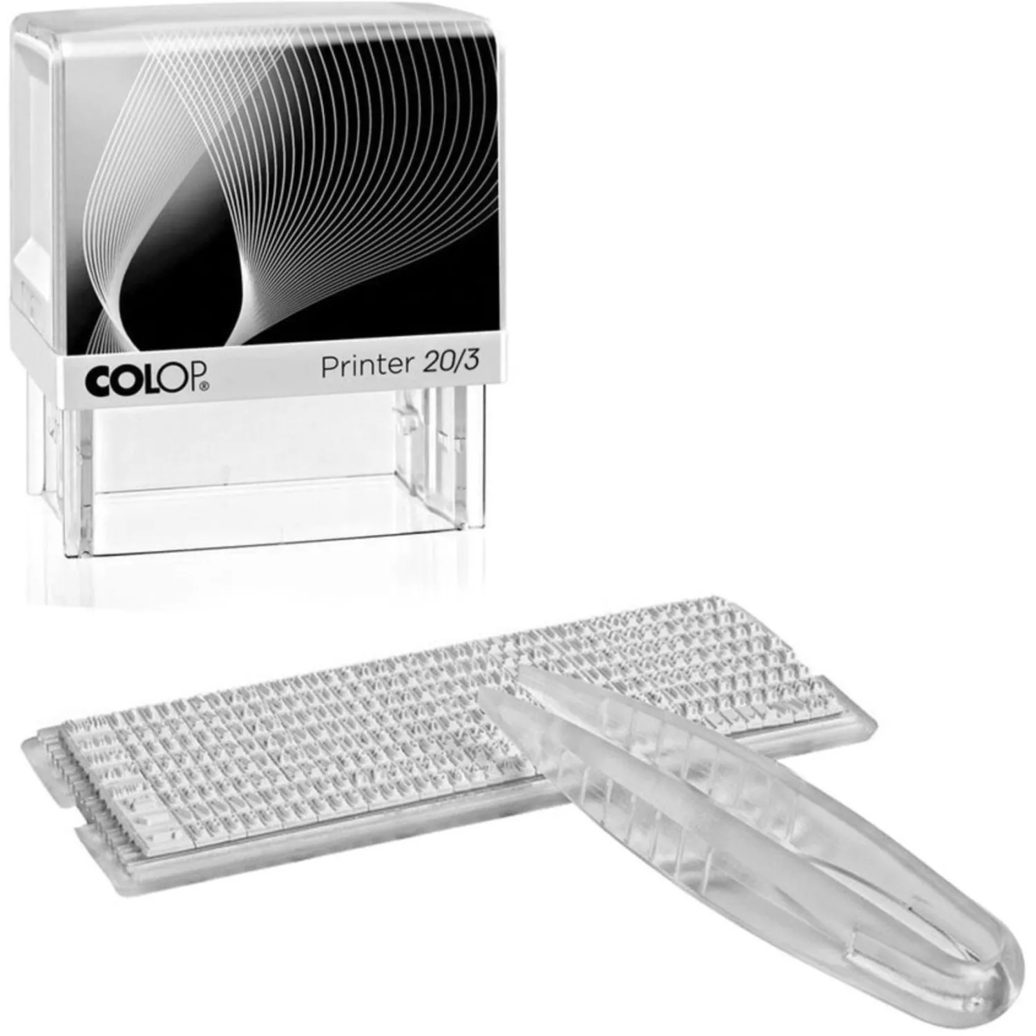 Штамп самонаборный самонаборный 3стр. 20/3-Set NEW!38х14мм - фото 2