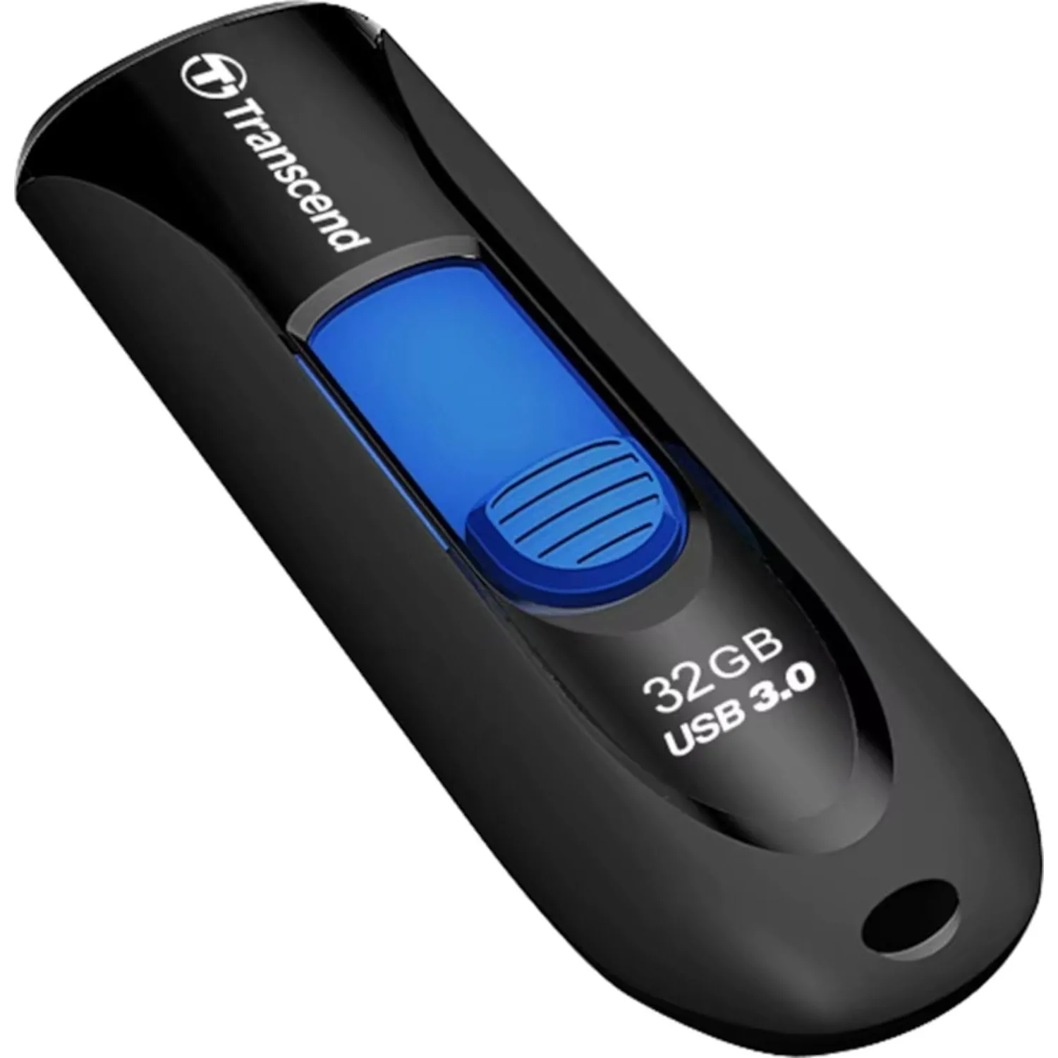 Флеш-память Transcend JetFlash 790, 32Gb, USB 3.1 G1, ч/син, TS32GJF790K - фото 4