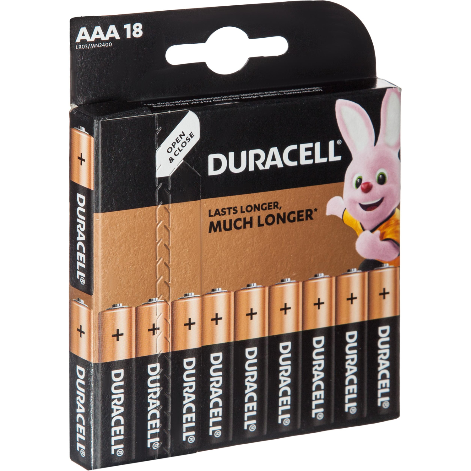 Батарейка DURACELL BASIC ААA/LR03-18BL Батарейка DURACELL BASIC ААA/LR03-18BL - фото 2