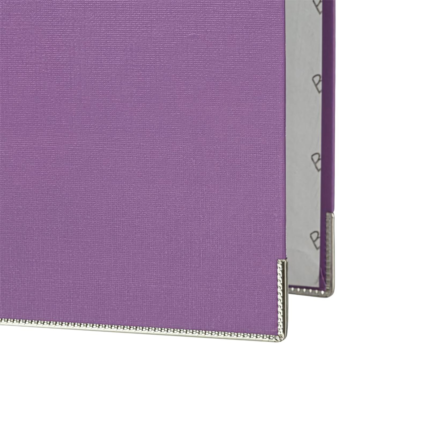 Папка-регистратор ECONOMY PLUS 80мм,фиол,ПБП1,карм.кор,мет.уг - фото 3