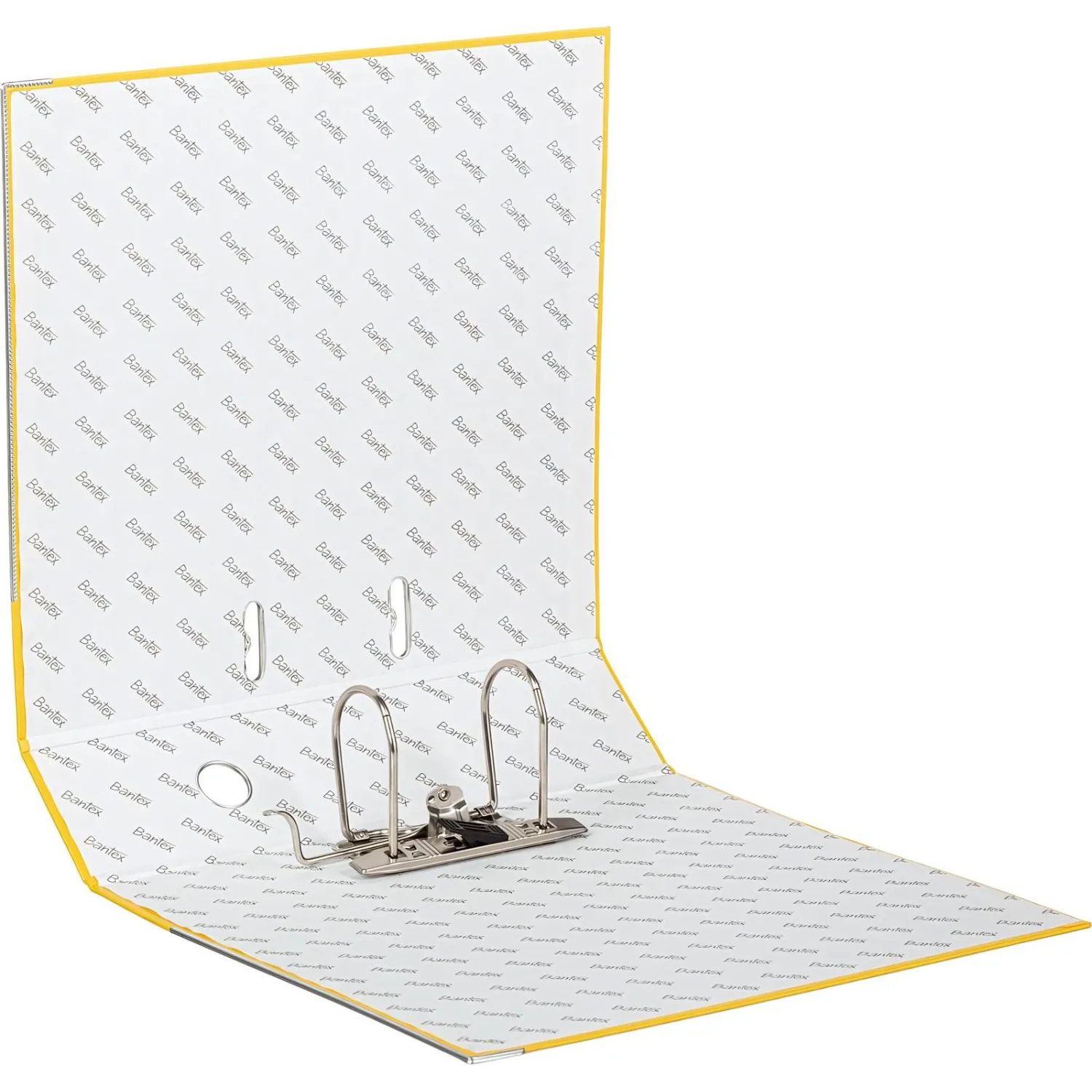 Папка-регистратор ECONOMY PLUS 80 мм,желт,ПБП1,карм.кор,мет.уг - фото 7