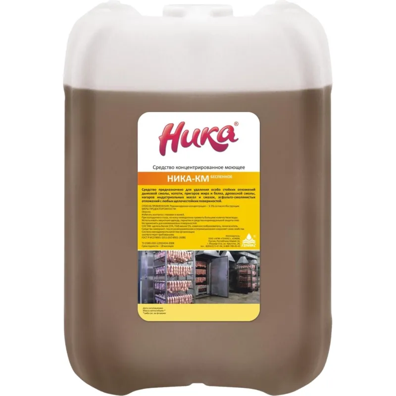 Профхим д/кухни моющ д/пищев.оборуд,б/пенн(нагар-жир) Ника/Ника-КМ, 6кг Профхим д/кухни моющ д/пищев.оборуд,б/пенн(нагар-жир) Ника/Ника-КМ, 6кг - фото 1