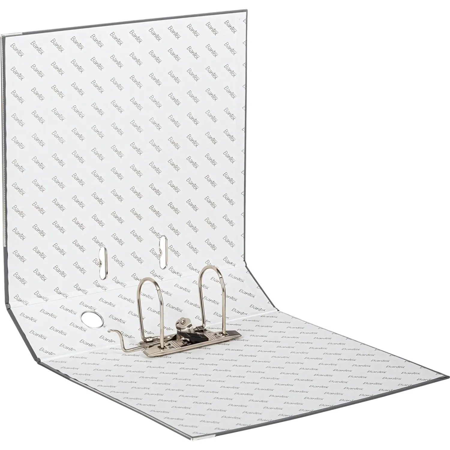 Папка-регистратор ECONOMY PLUS, 80мм, серый,ПБП1, карм.кор.,мет.уг - фото 7