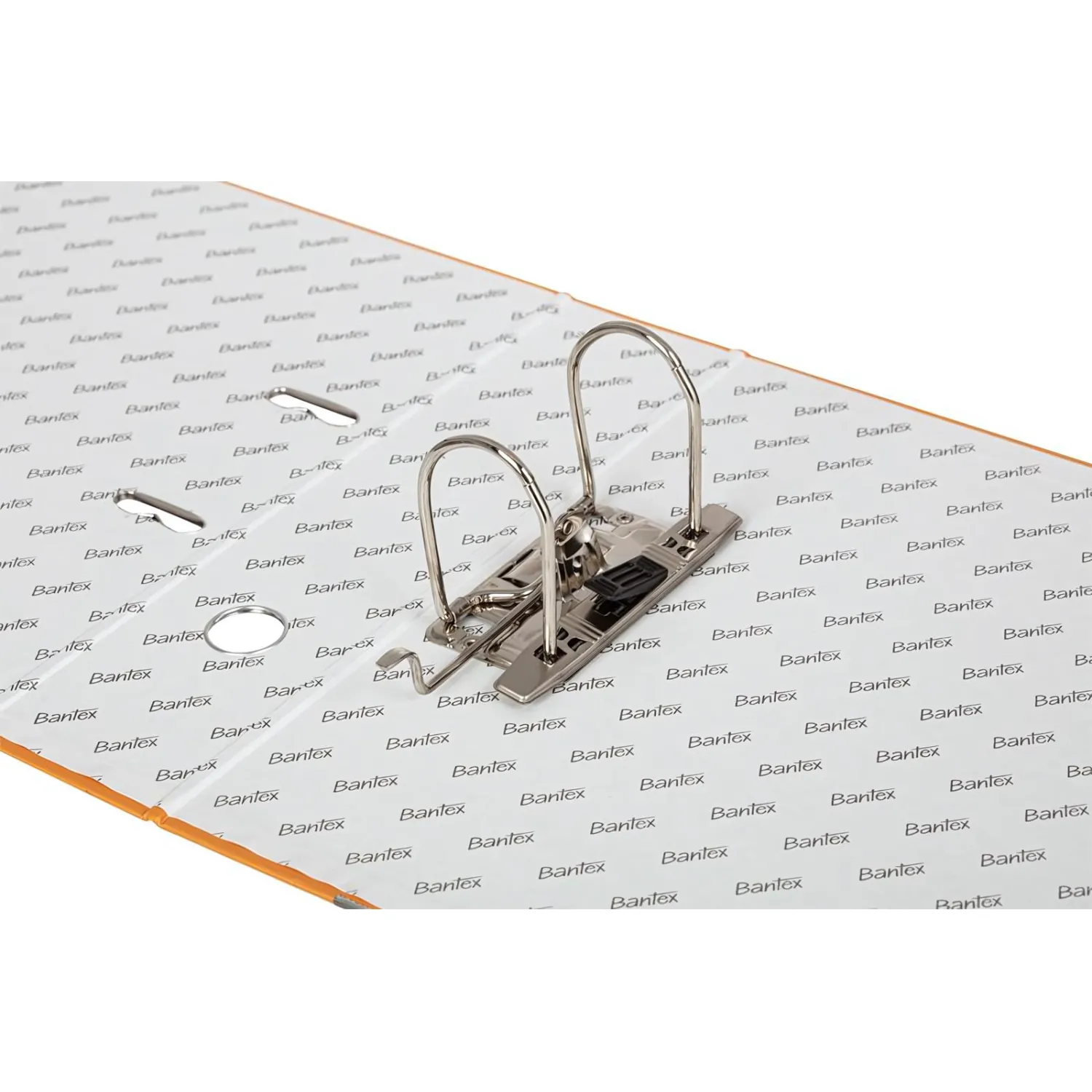 Папка-регистратор ECONOMY PLUS, 80мм, оранж,ПБП1, карм.кор.,мет.уг - фото 2