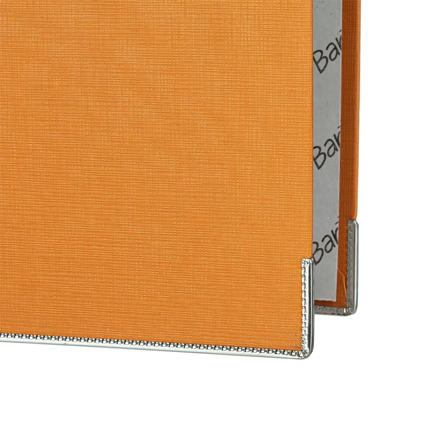 Папка-регистратор ECONOMY PLUS, 80мм, оранж,ПБП1, карм.кор.,мет.уг - фото 3