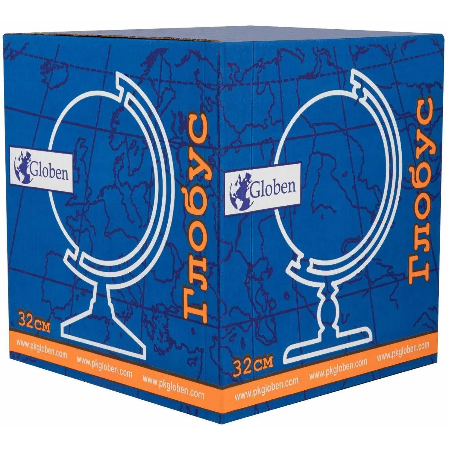 Глобус физико-политический с подсветкой,320мм - фото 6