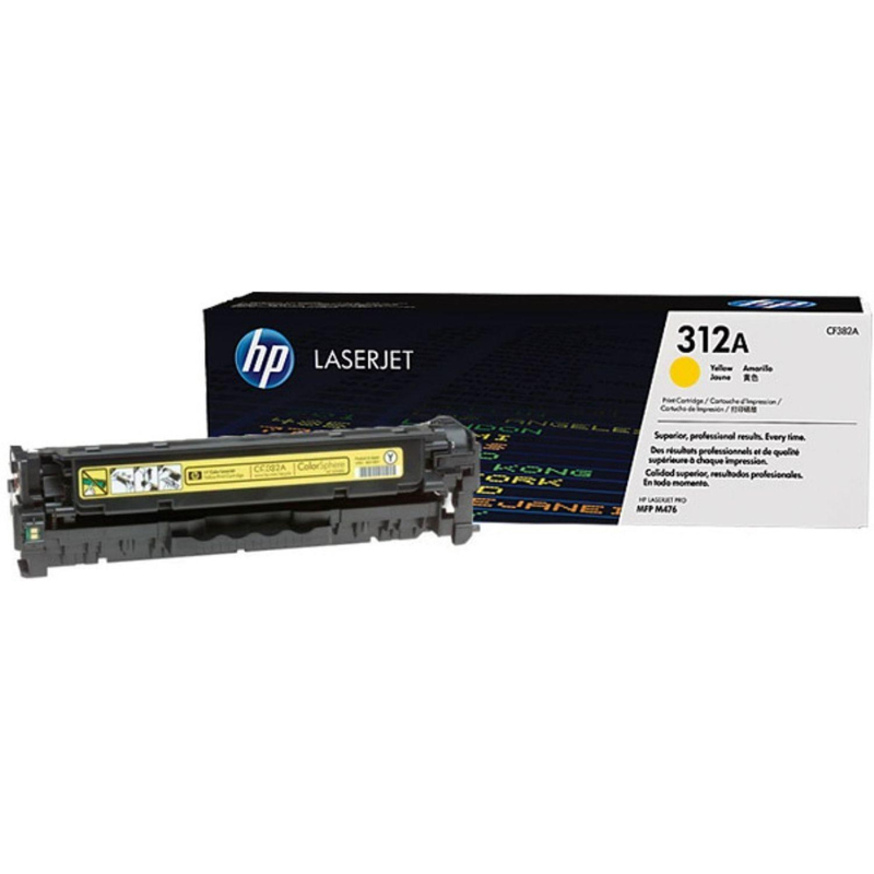 Картридж лазерный HP 312A CF382A жел. для LJ Pro M476 - фото 1