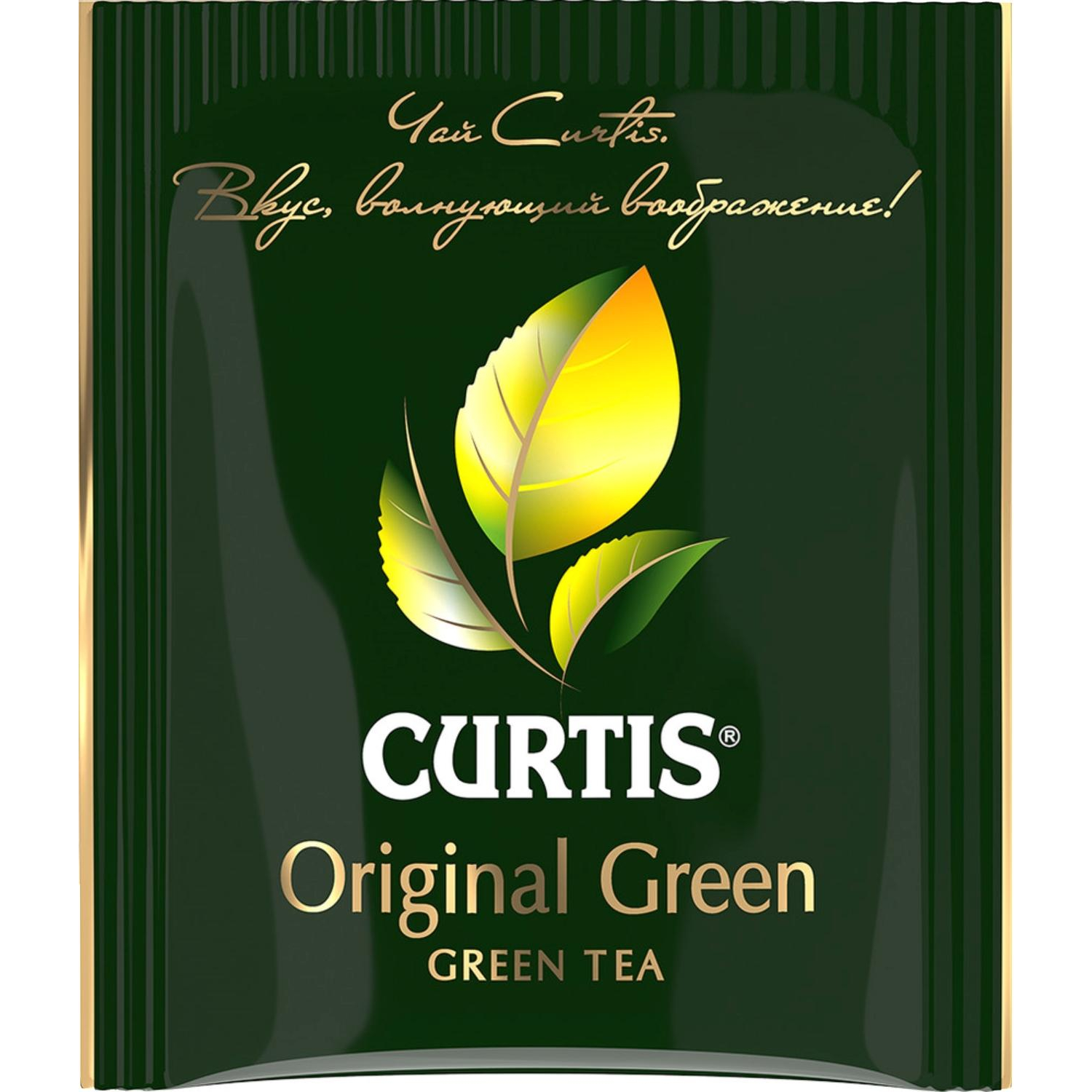 Чай Curtis Original Green Tea зеленый 2гx200 сашет в гофрокоробе, 16506 - фото 2