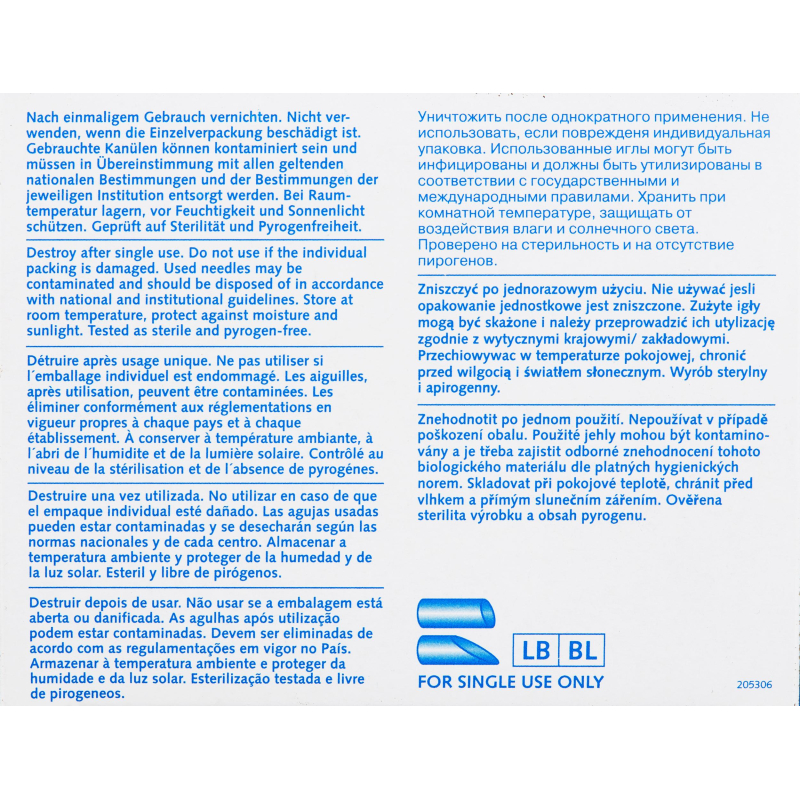 Игла инъекционная 27G (0,4х12мм) Luer Lock KD-Fine 100шт/уп - фото 5