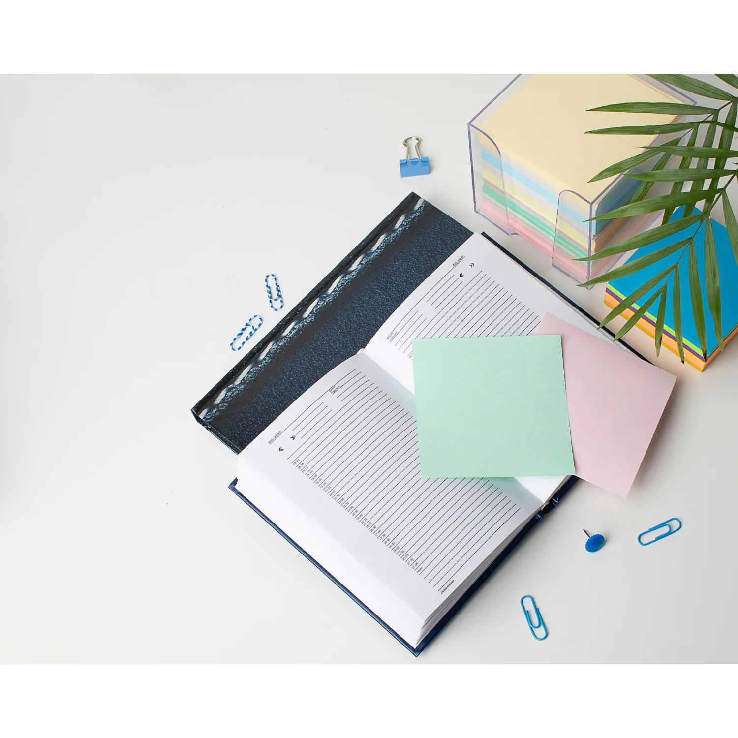 Ежедневник недатированный Attache Economy,бумвинил,синий,А5,128х200мм,128л - фото 4