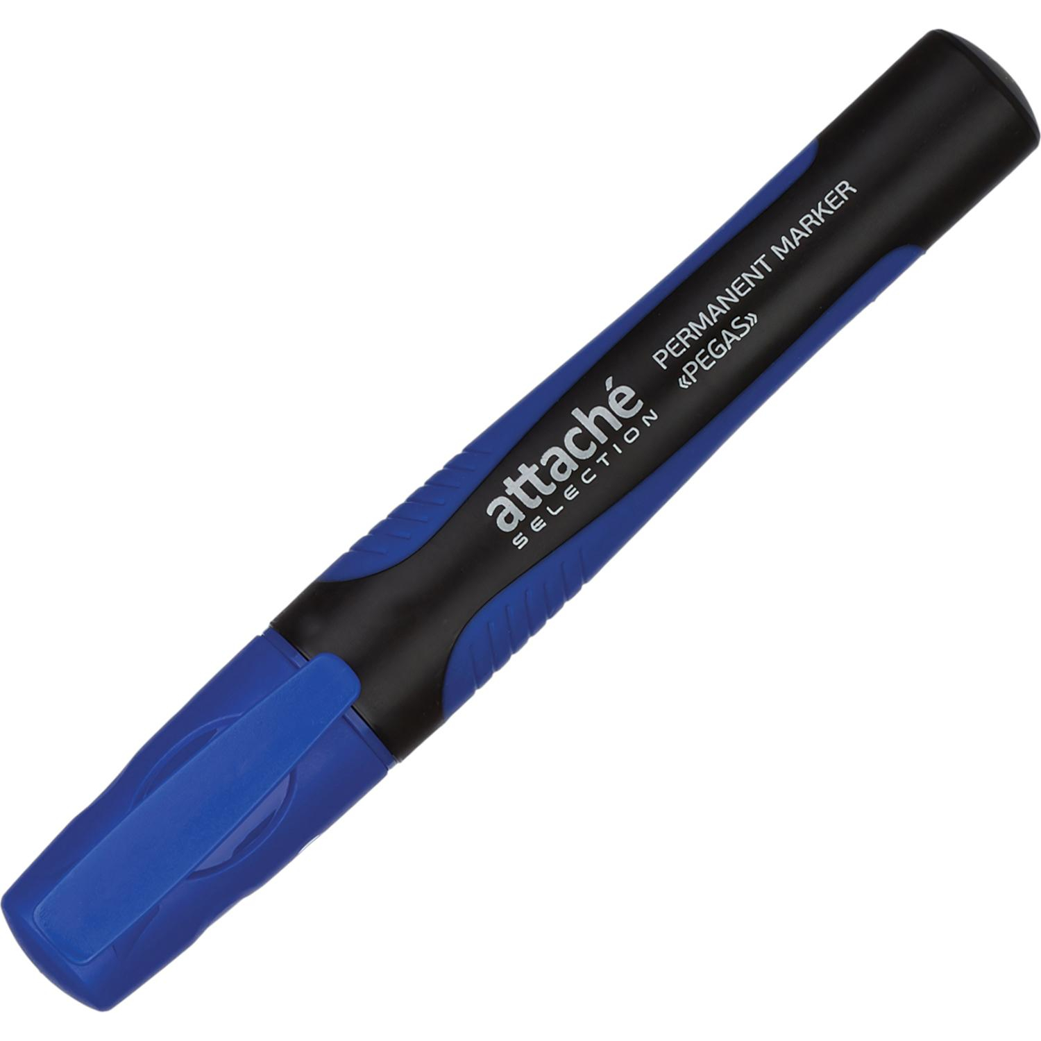 Маркер перманентный Attache Selection Pegas синий, 2-5мм - фото 2