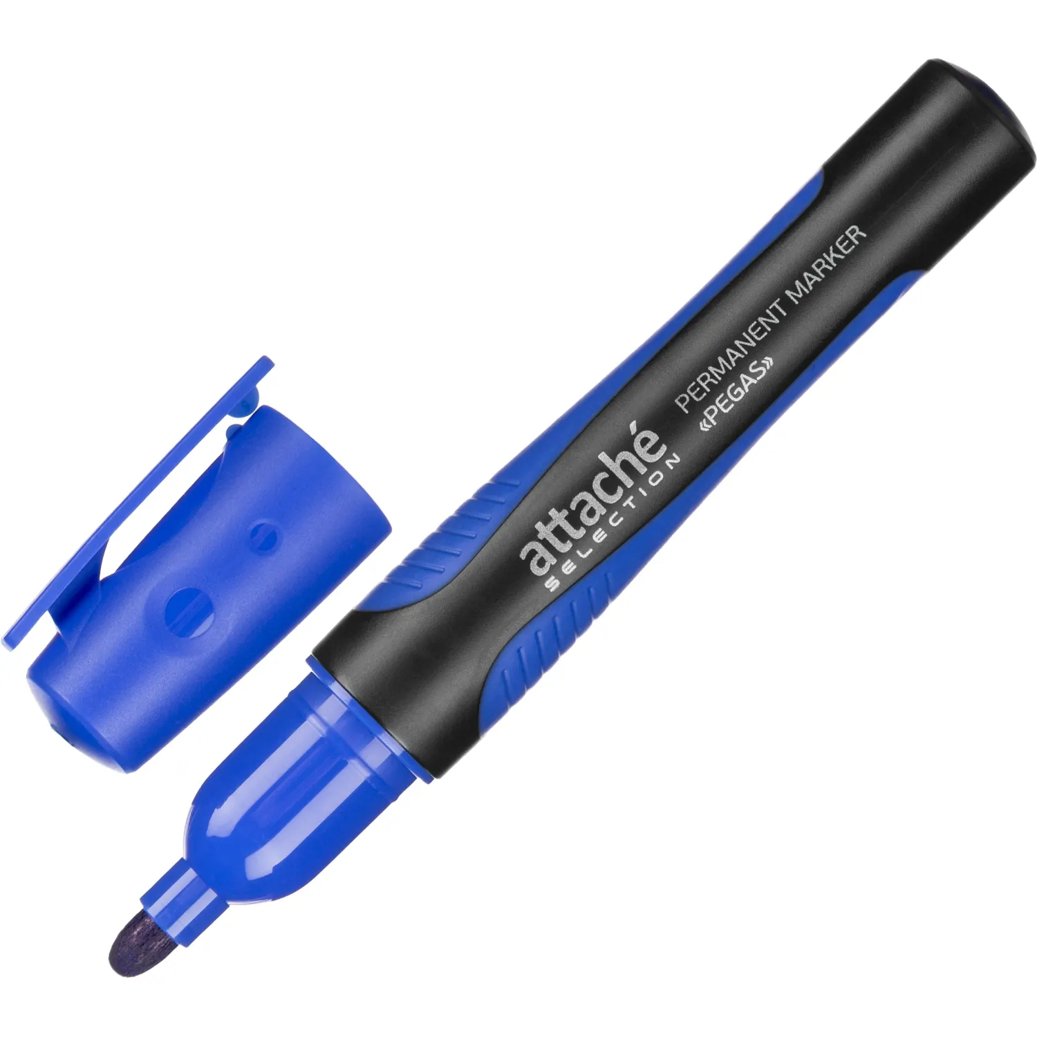 Маркер перманентный Attache Selection Pegas набор 4цв., 2-5мм - фото 2