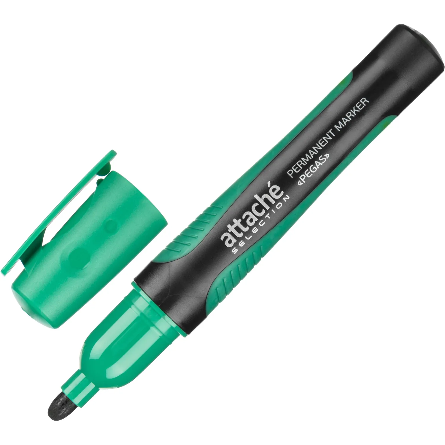 Маркер перманентный Attache Selection Pegas набор 4цв., 2-5мм - фото 3