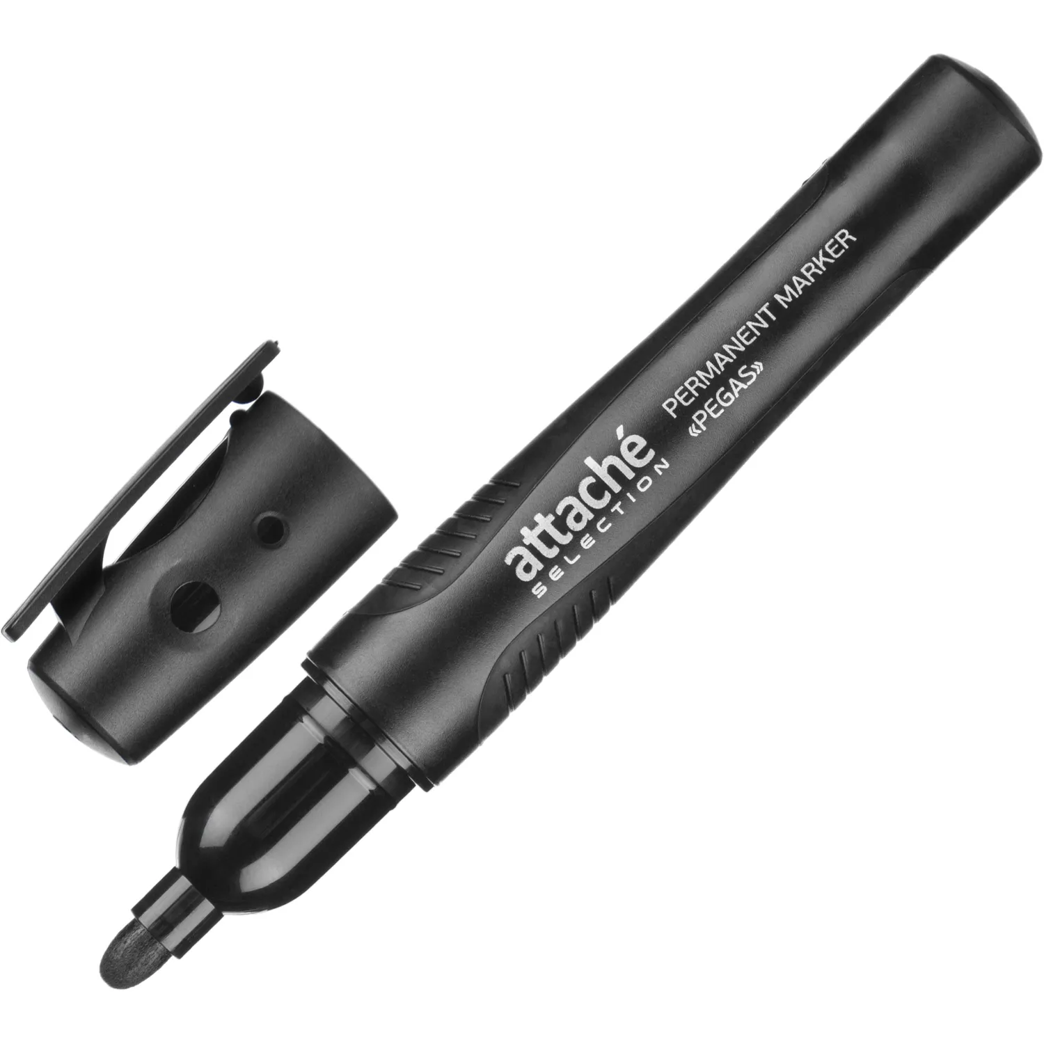 Маркер перманентный Attache Selection Pegas набор 4цв., 2-5мм - фото 5