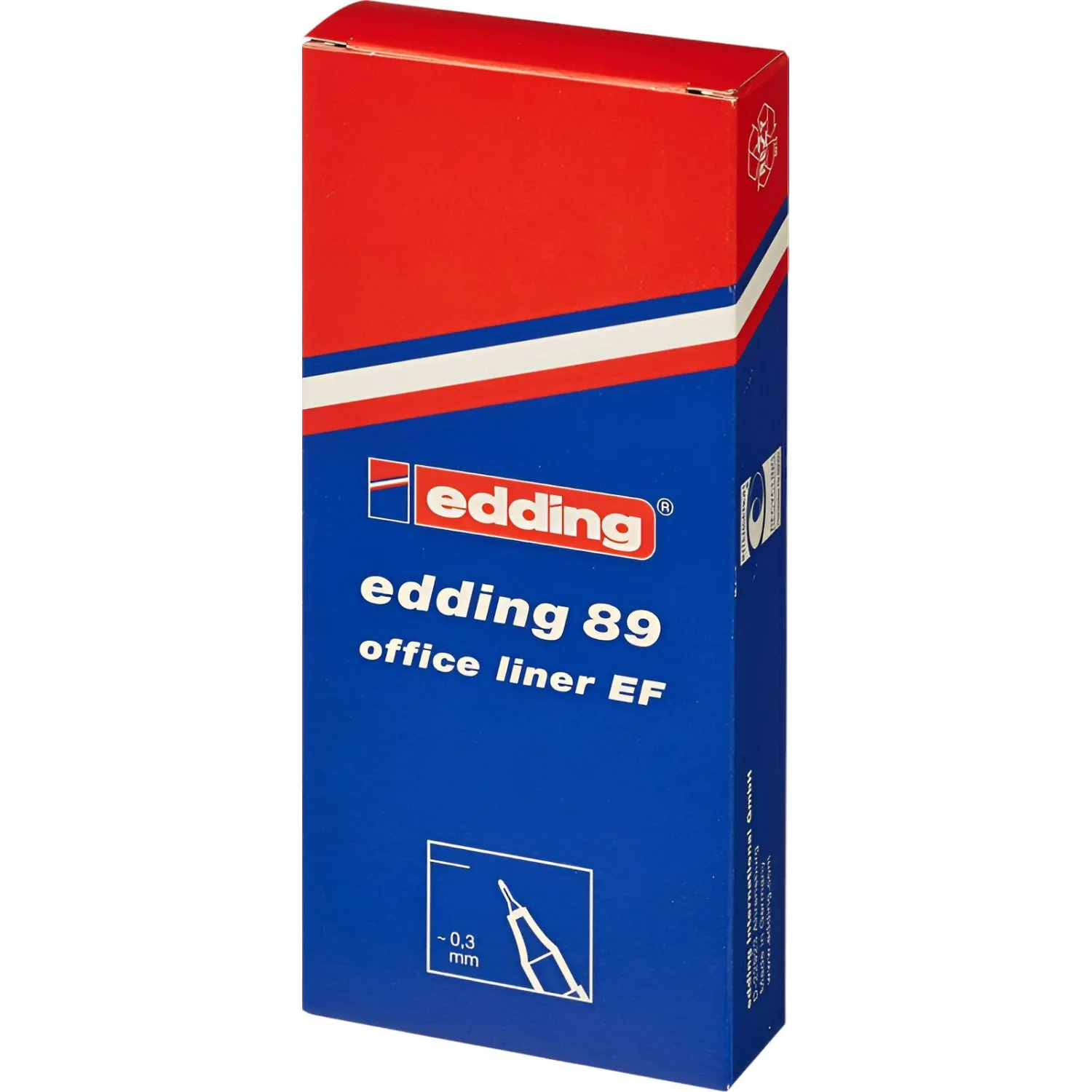 Линер EDDING E-89/003 0,3мм синий Германия - фото 3