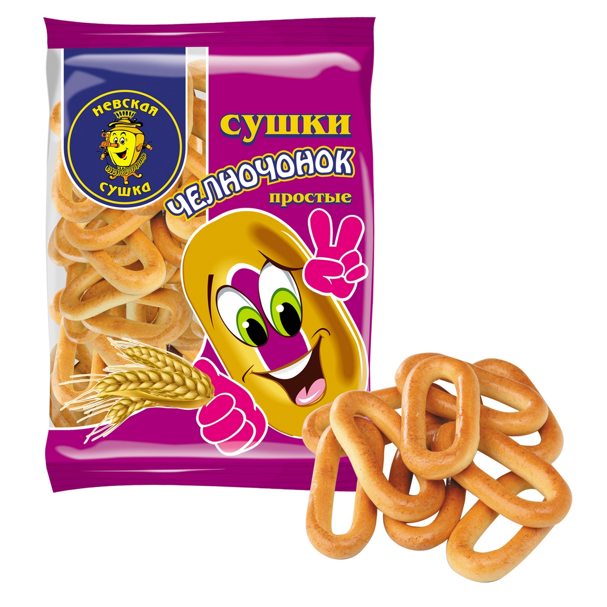 Сушки Челночонок Невская сушка 350г - фото 1