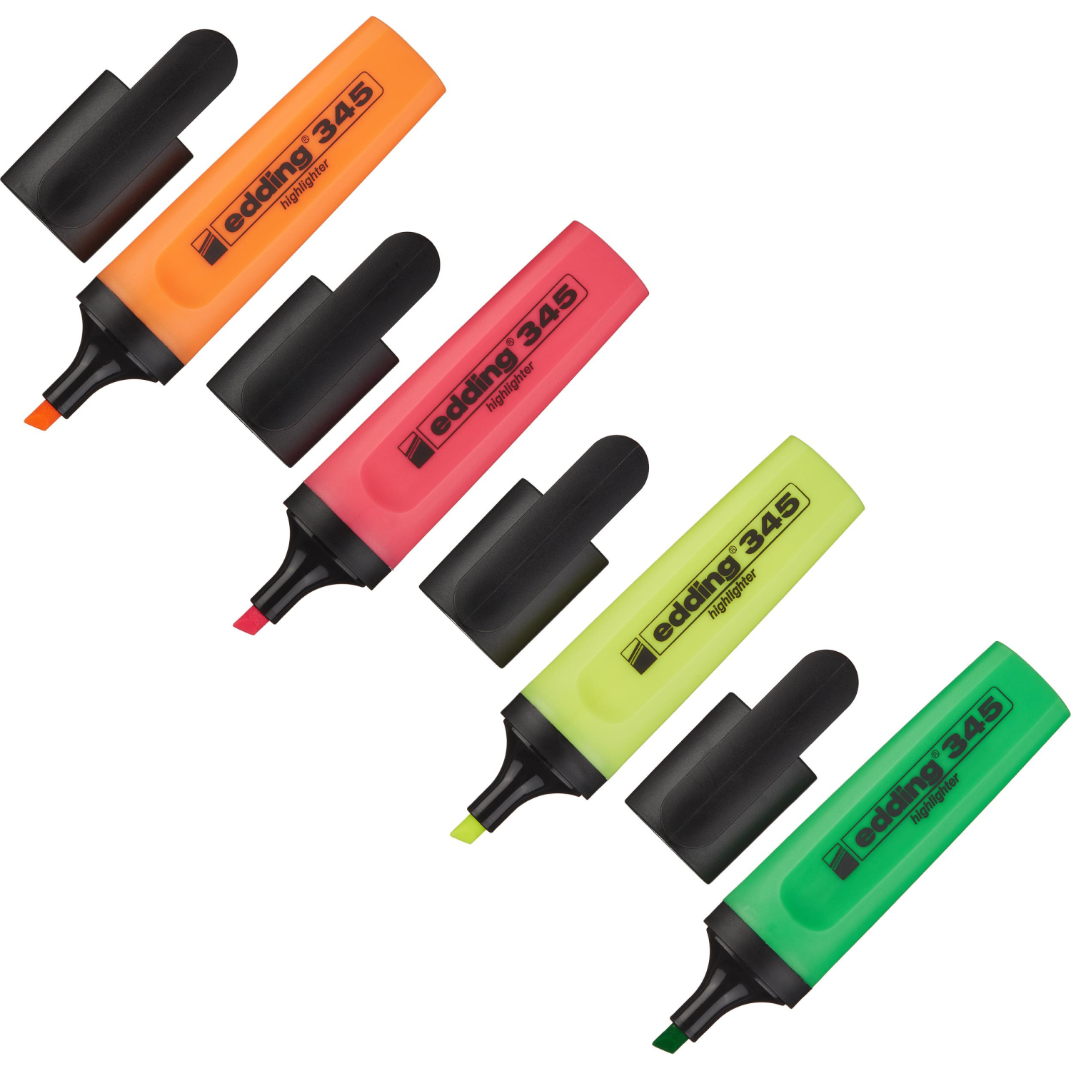 Набор текстовыделителей EDDING E-345/4S набо р 4цв.1-5мм - фото 2
