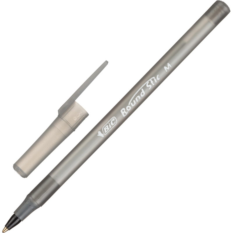 Ручка шариковая неавтомат. Bic Раунд Стик черная, 920568/9205683,0,32 мм - фото 1