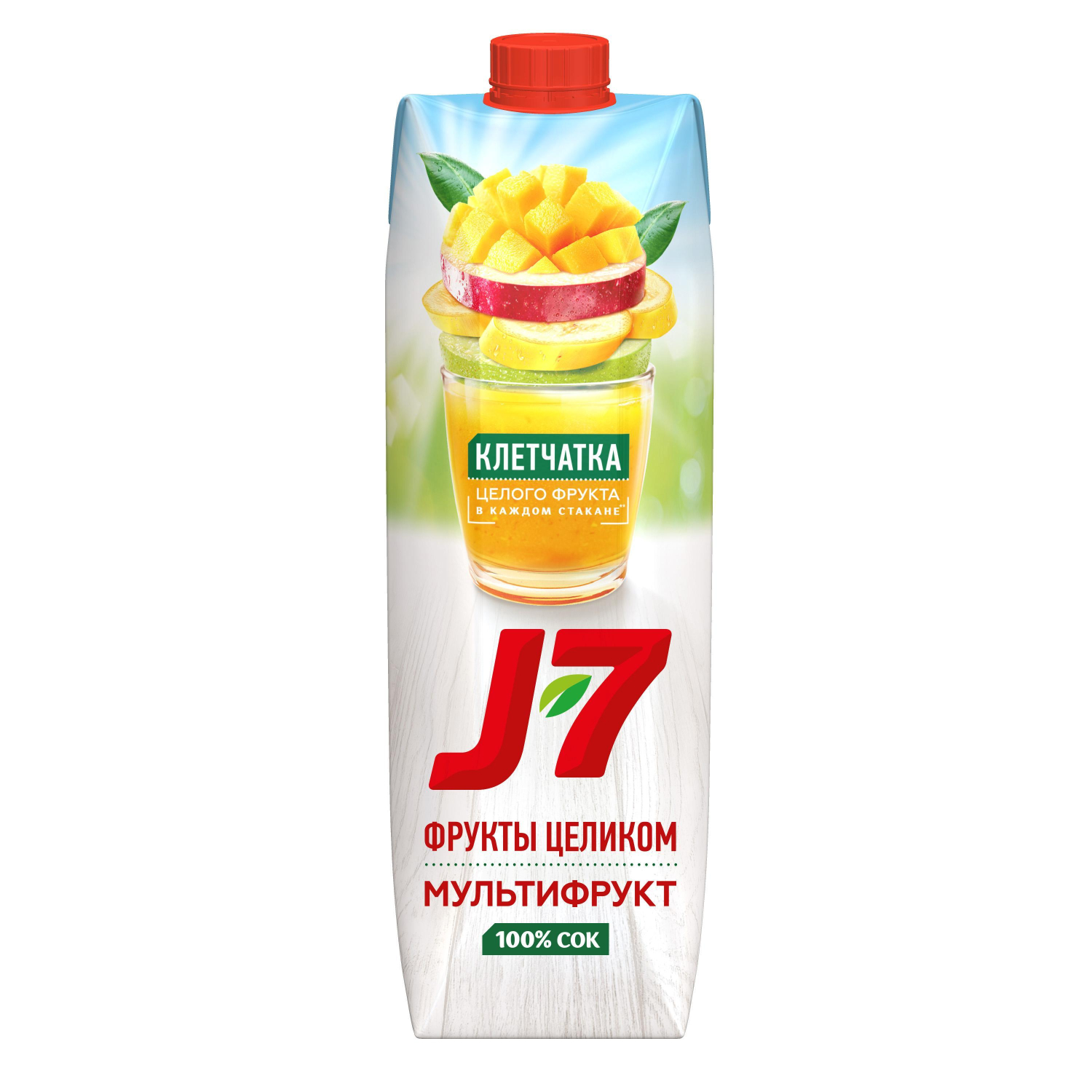 Сок J7 Мультифрукт с мякотью, 0,97л - фото 3
