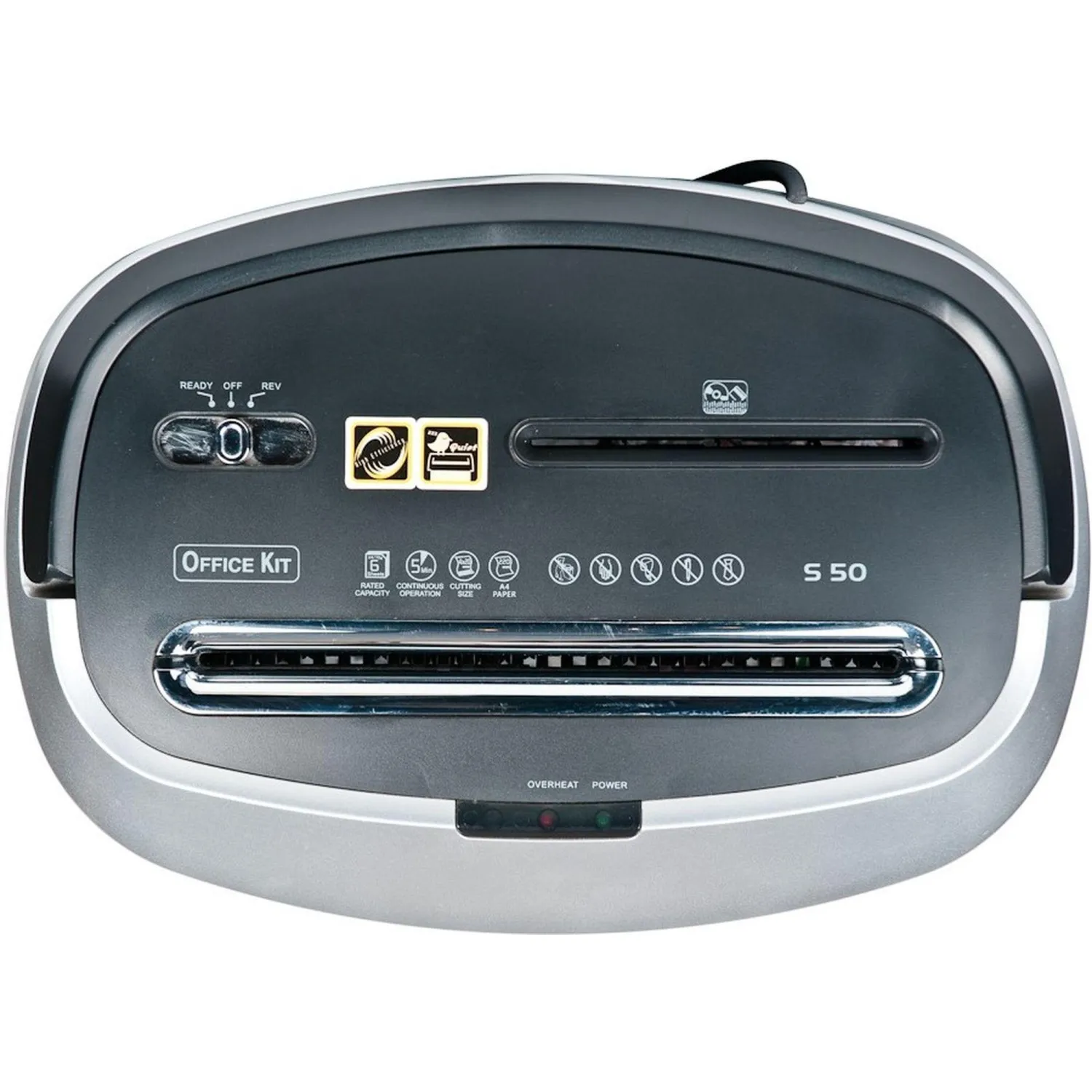 Шредер (уничтожитель) Office Kit S50, 4ур.секр., 10лист, 21л Шредер (уничтожитель) Office Kit S50, 4ур.секр., 10лист, 21л - фото 3