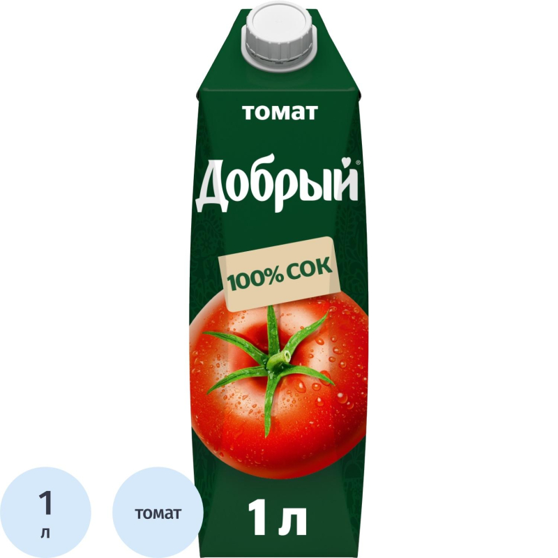 Сок Добрый томатный 1 л - фото 1