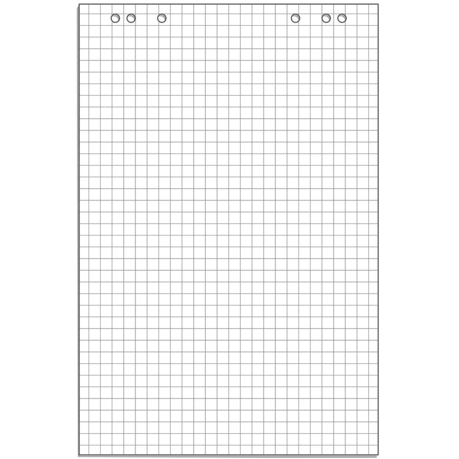 Блок бумаги для флипчартов клетка 67,5х98 50 лист. 80гр. - фото 2